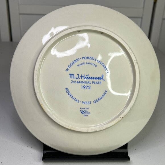 Hummel 1972 Annual 7.5" Plate "Hear Ye Hear Ye" M.J. Hummel Germany - Picture 3 of 7